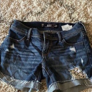 Hollister jean shorts